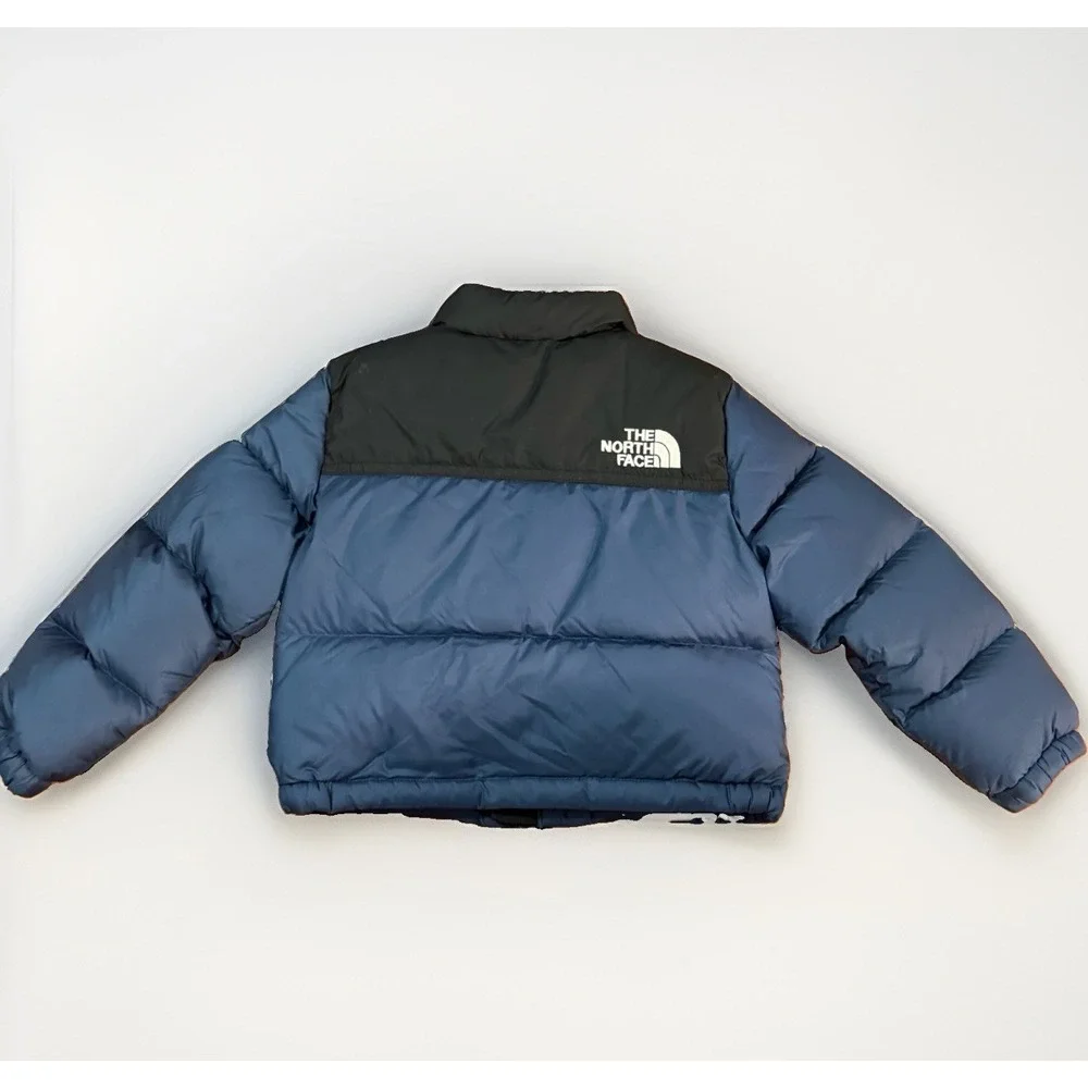 The North Face Infant 1996 Retro Nuptse 700 Fill Down Puffer Jacket Blue 2T